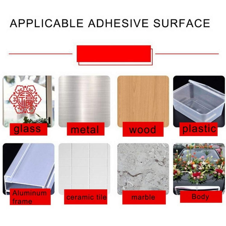 1mm Width Double Sided Adhesive Sticker Tape for iPhone / Samsung / HTC Mobile Phone Touch Panel Repair, Length: 25m(Red) - free shipping - PMC TechLife - Order now!