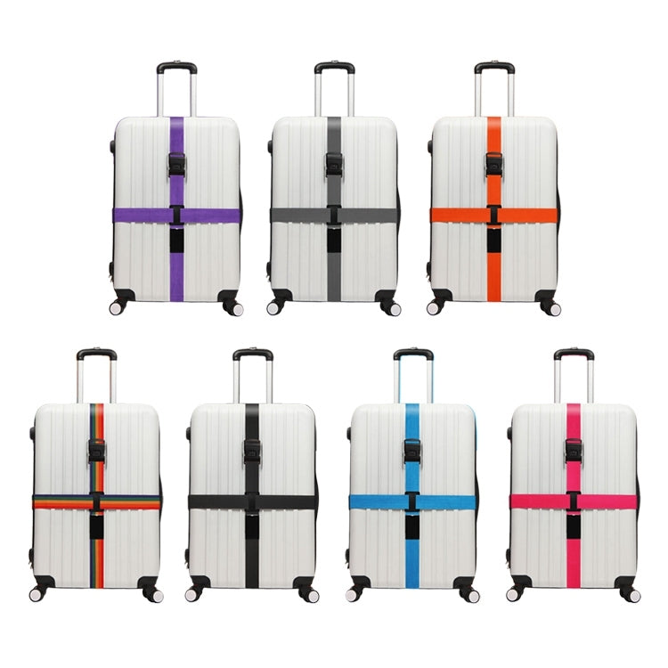 Luggage Strap Cross Belt Adjustable Packing Band Belt Strap with Password Lock for Luggage Travel Suitcase(Rose Red) - free shipping - PMC TechLife - Order now!