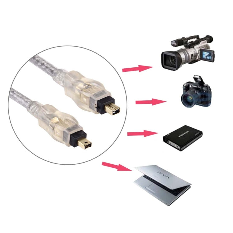 High Quality Firewire IEEE 1394 4Pin Male to 4Pin Male Cable, Length: 5m (Gold Plated) - 1394 Series by PMC Jewellery | Online Shopping South Africa | PMC Jewellery | Buy Now Pay Later Mobicred