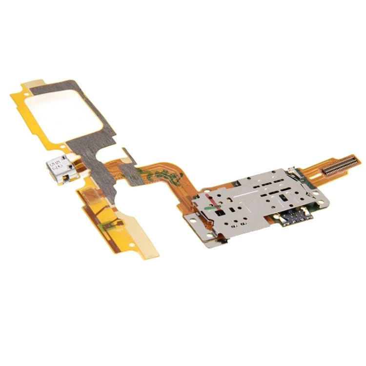 For Vivo X5Max V & X5Max+ Charging Port Flex Cable + SIM Card Reader Contact - Flex Cable by PMC TechLife | Online Shopping South Africa | PMC TechLife | Buy Now Pay Later Mobicred