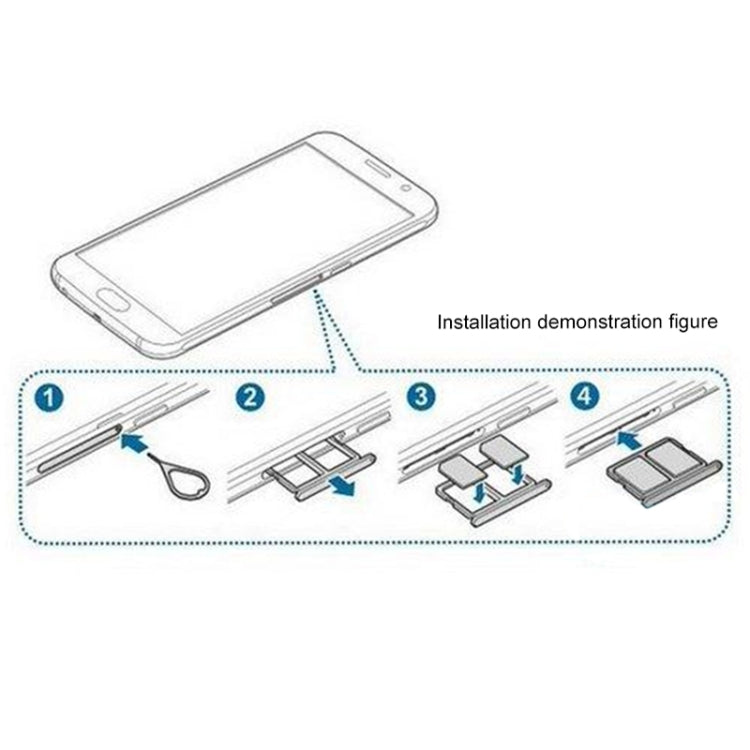 For Galaxy S6 2 SIM Card Tray (Silver) - free shipping - PMc TechLife - Order now!