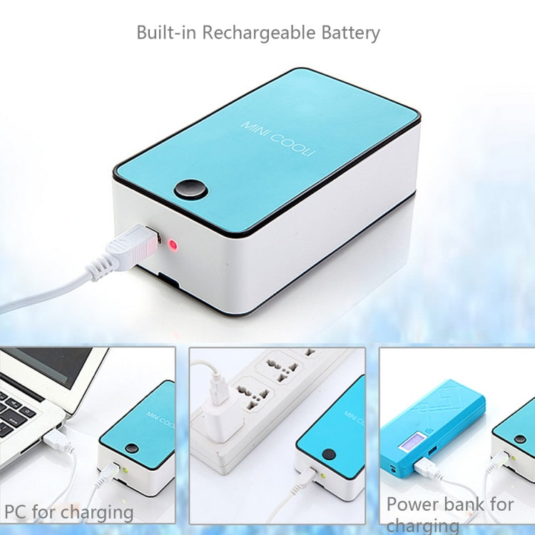 Hand-Held USB Air Condition Fan with Holder(Black) - Electric Fans by PMC TechLife | Online Shopping South Africa | PMC TechLife | Buy Now Pay Later Mobicred