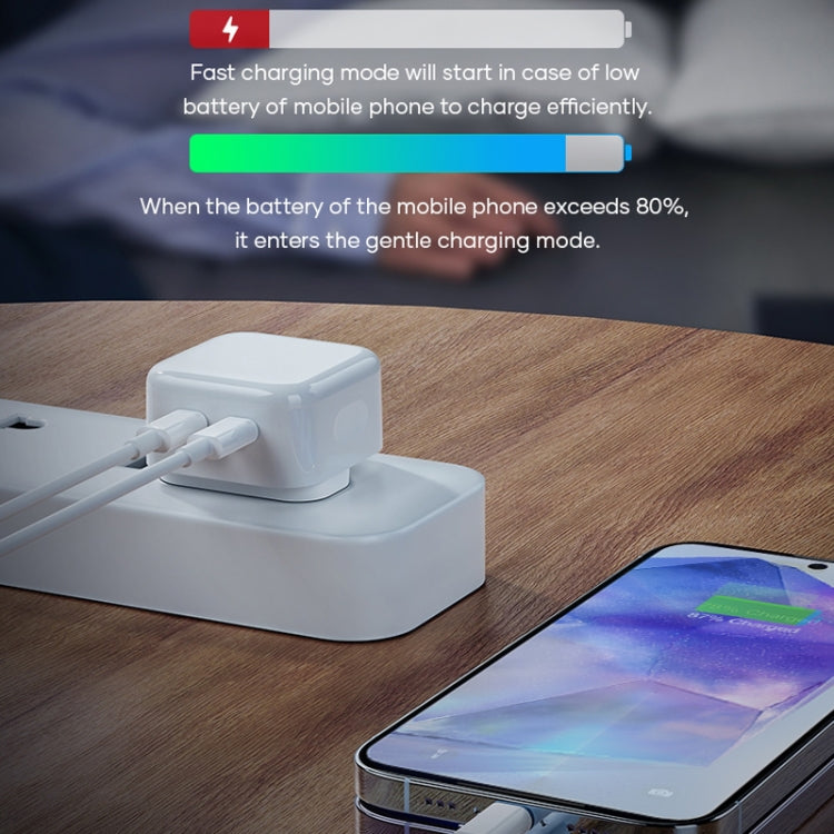 ROCK T58 35W Dual USB-C / Type-C Ports PD Charger, CN Plug - free shipping - PMC TechLife - Order now!