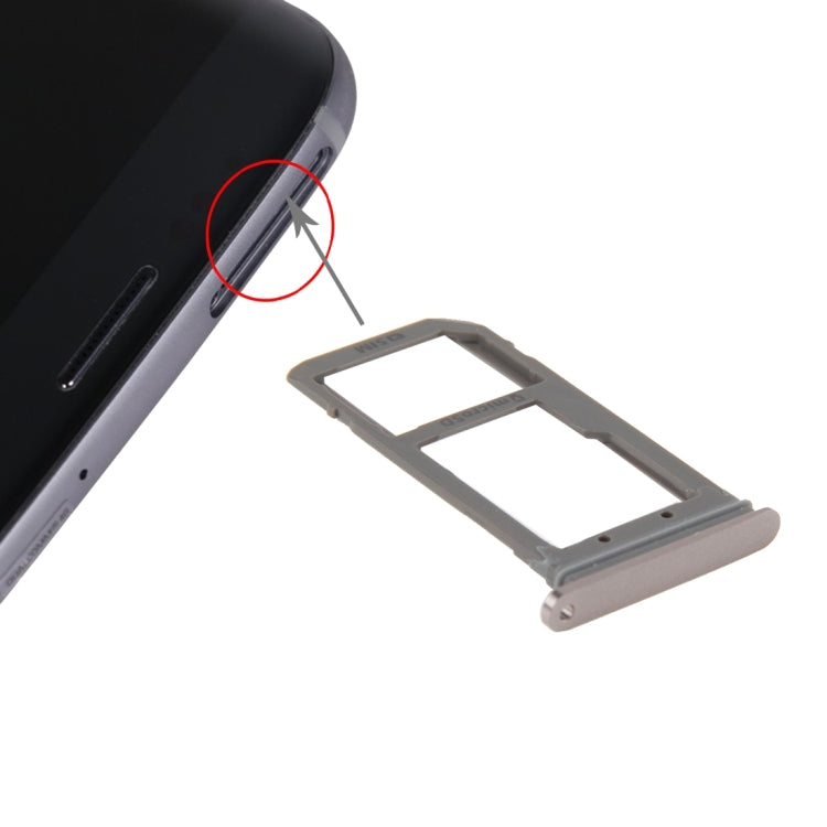 For Galaxy S7 Edge / G935 SIM Card Tray and Micro SD Card Tray (Rose Gold) - free shipping - PMc TechLife - Order now!