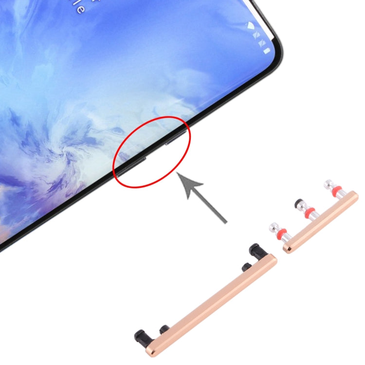 For OnePlus 7 Pro Power Button and Volume Control Button (Gold) - free shipping - PMC TechLife - Order now!