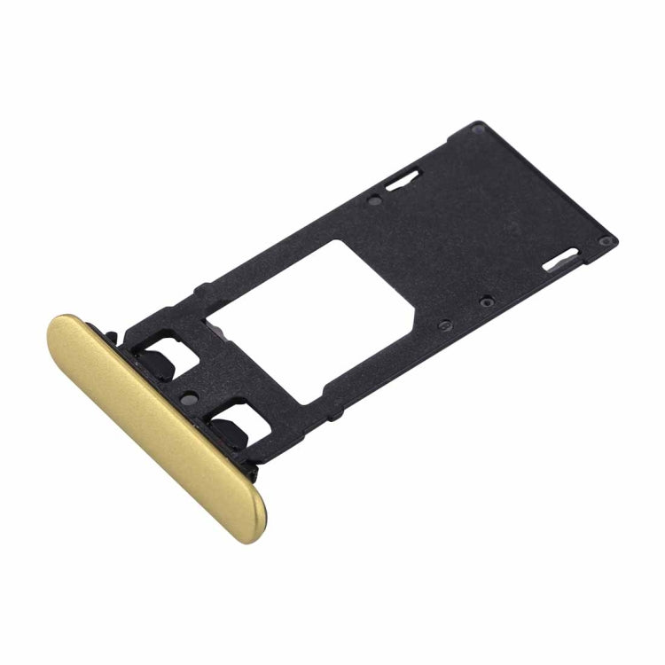 for Sony Xperia XZs (Single SIM Version) SIM & Micro SD Card Tray(Gold) - Card Tray by PMc TechLife | Online Shopping South Africa | PMc TechLife | Buy Now Pay Later Mobicred
