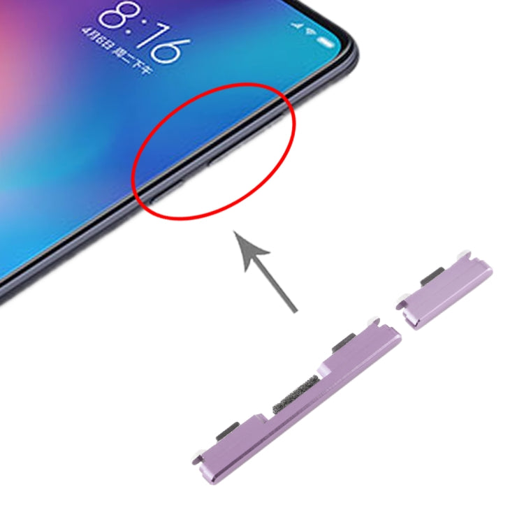 Side Keys for Xiaomi Mi 9(Purple) - free shipping - PMc TechLife - Order now!