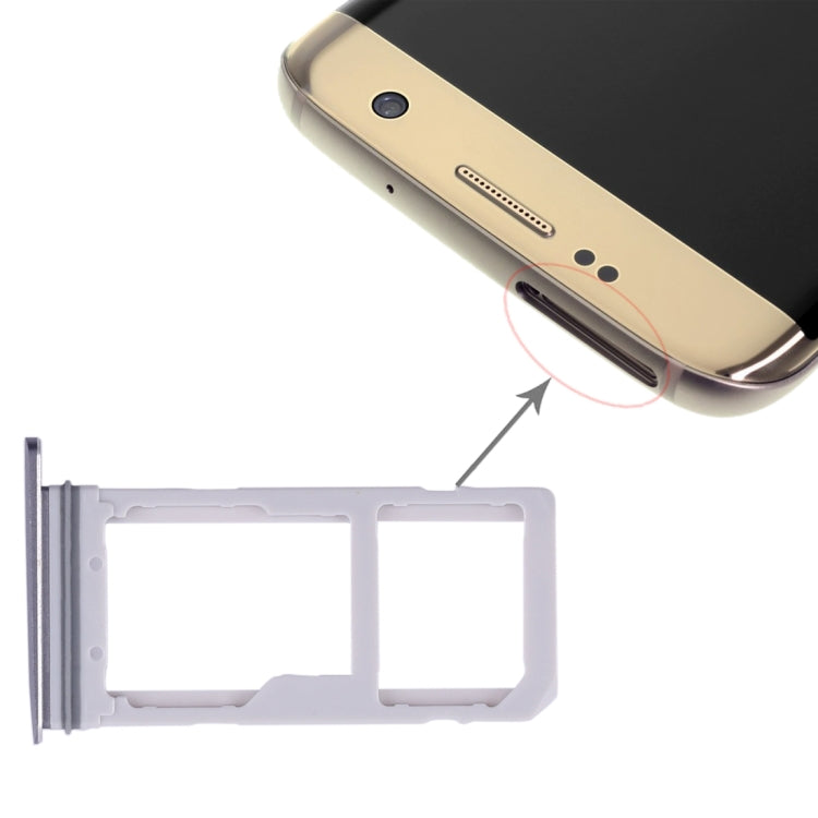 For Galaxy S7 Edge 2 SIM Card Tray / Micro SD Card Tray (Blue) - free shipping - PMc TechLife - Order now!
