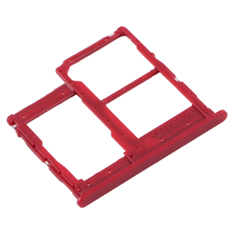 For Samsung Galaxy A01 Core SM-A013 SIM Card Tray + SIM Card Tray + Micro SD Card Tray (Red) - free shipping - PMc TechLife - Order now!