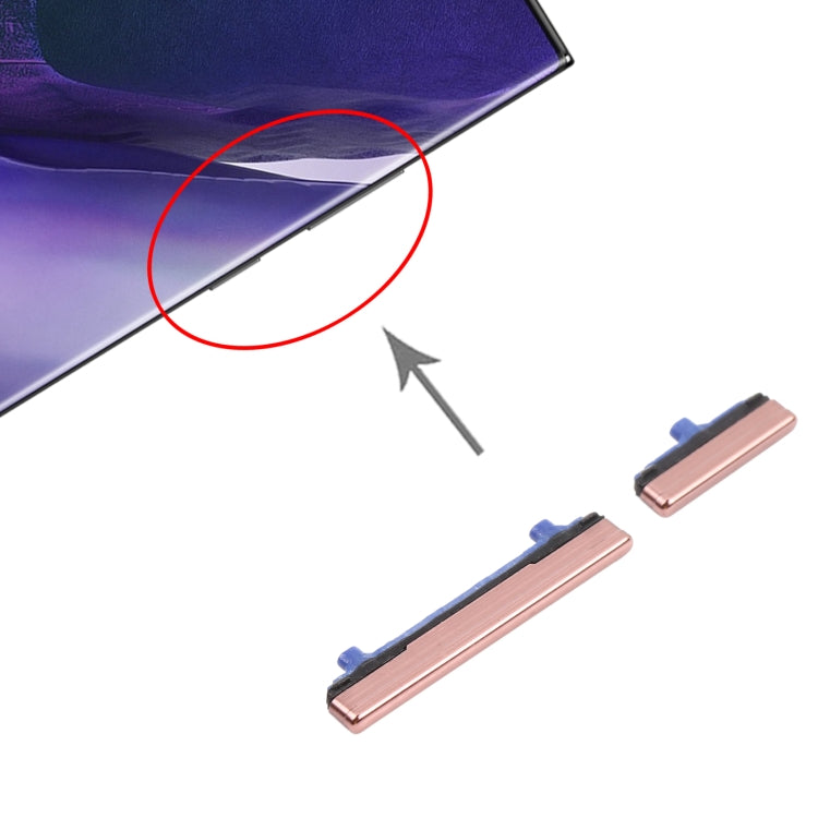 For Samsung Galaxy Note20 Ultra Power Button and Volume Control Button(Bronze) - free shipping - PMc TechLife - Order now!