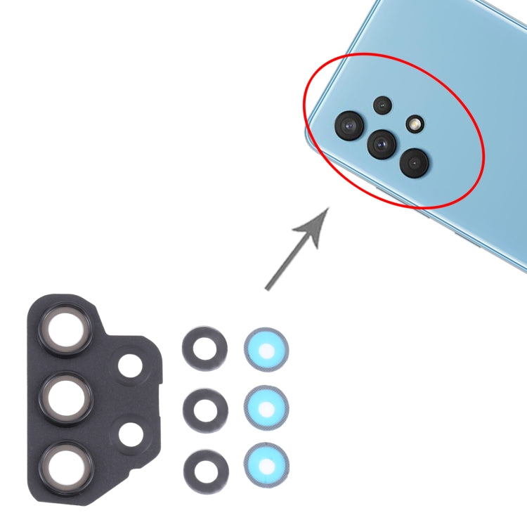 For Samsung Galaxy A32 SM-A325 10pcs Camera Lens Cover (Black) - free shipping - PMc TechLife - Order now!