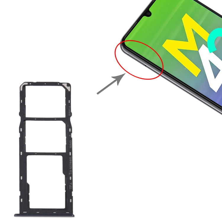 For Samsung Galaxy M42 5G SM-A436B Original SIM Card Tray + SIM Card Tray + Micro SD card tray (Black) - free shipping - PMc TechLife - Order now!