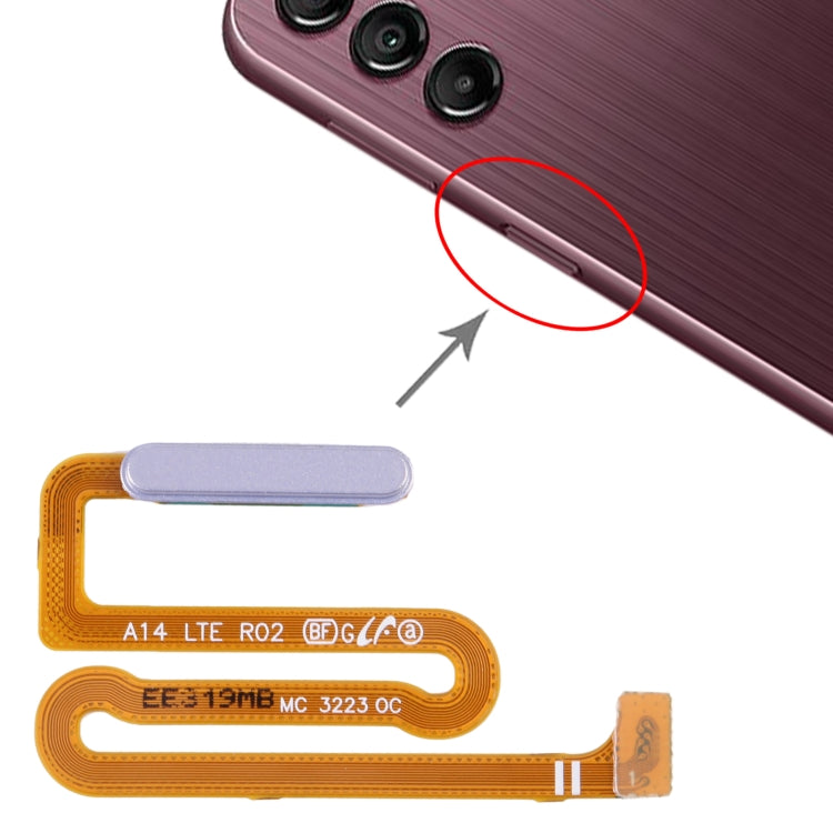 For Samsung Galaxy A14 SM-A145F Original Fingerprint Sensor Flex Cable (Silver) - free shipping - PMc TechLife - Order now!