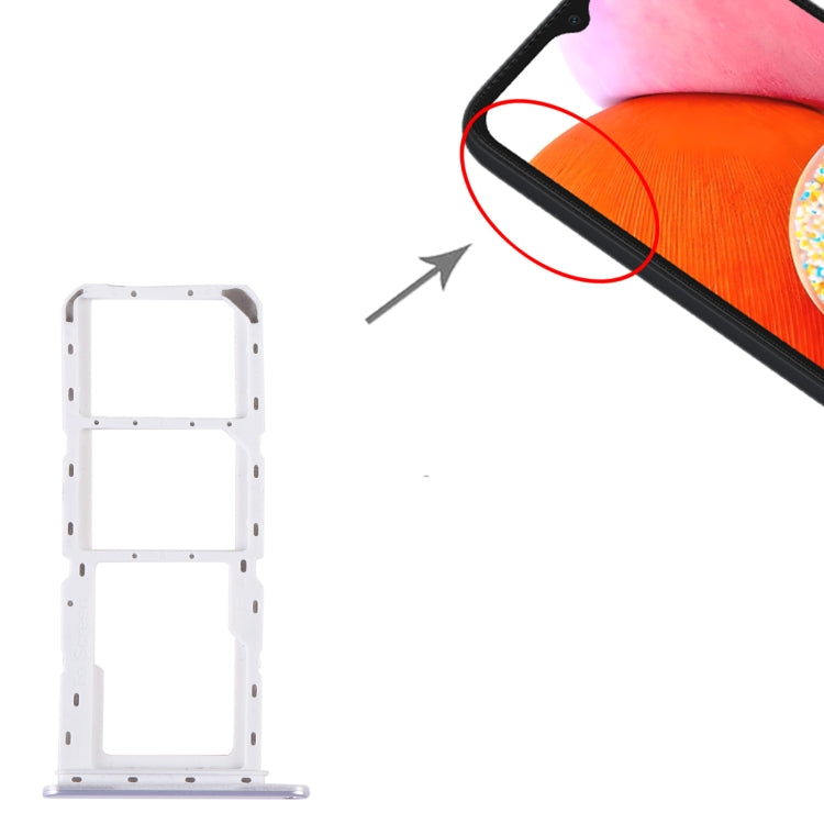 For Samsung Galaxy A14 4G SM-A145P Original SIM Card Tray + SIM Card Tray + Micro SD Card Tray (Silver) - free shipping - PMc TechLife - Order now!