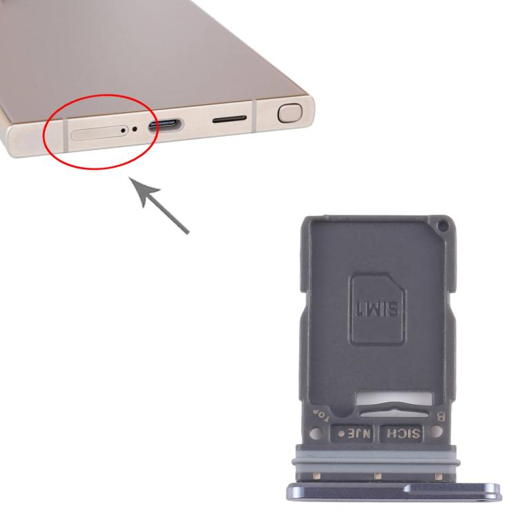 For Samsung Galaxy S25 Ultra SM-S938U US Version Original SIM Card Tray (Blue) - free shipping - PMc TechLife - Order now!