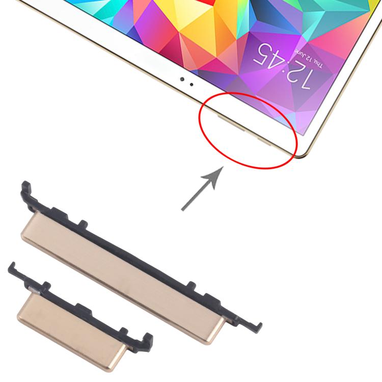 For Samsung Galaxy Tab S 10.5 SM-T800/T805 Original Power Button and Volume Control Button (Gold) - free shipping - PMc TechLife - Order now!