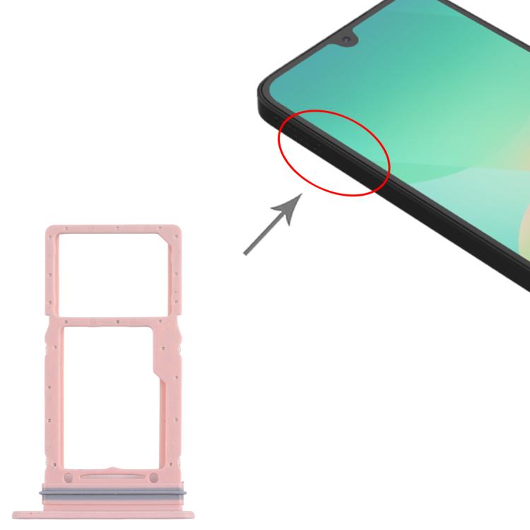 For Samsung Galaxy A26 SM-A266U Original SIM + Micro SD Card Tray (Pink) - free shipping - PMC TechLife - Order now!