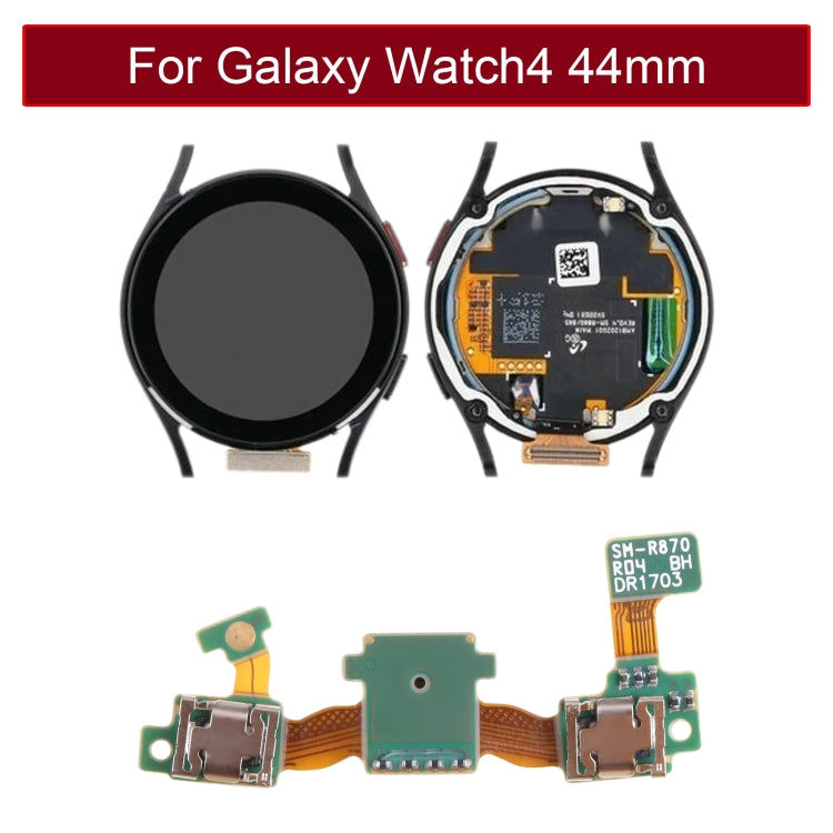 Original Power + Return + Microphone Flex Cable For Samsung Galaxy Watch4 44mm SM-R870 R875 - free shipping - PMc TechLife - Order now!