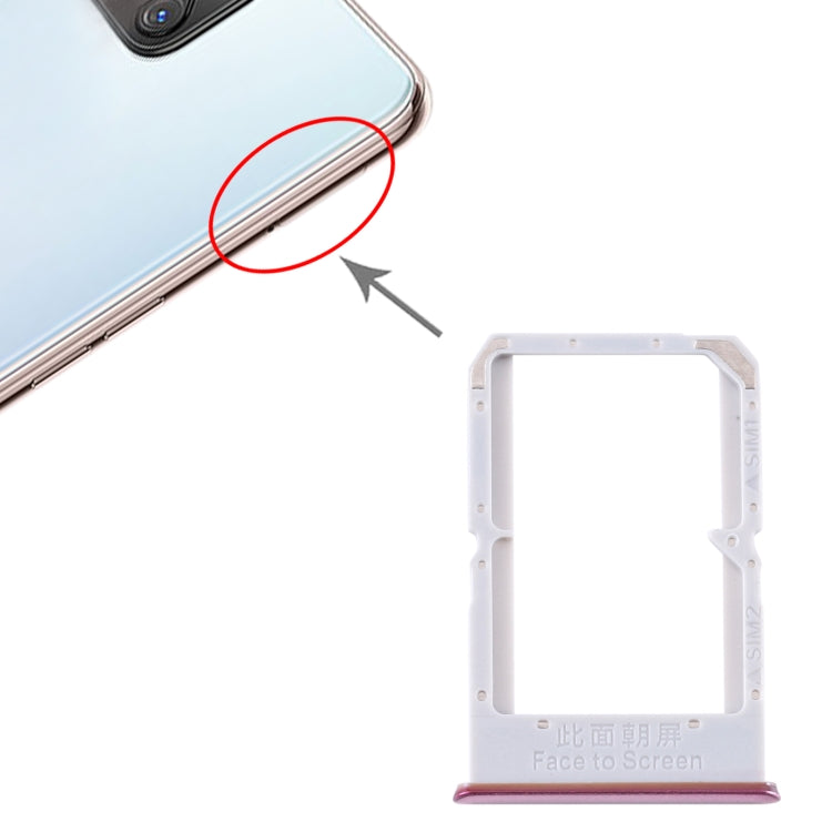 For OPPO A92S/Reno4 Z 5G PDKM00 SIM Card Tray + SIM Card Tray (Purple) - Card Socket by PMc TechLife | Online Shopping South Africa | PMc TechLife | Buy Now Pay Later Mobicred