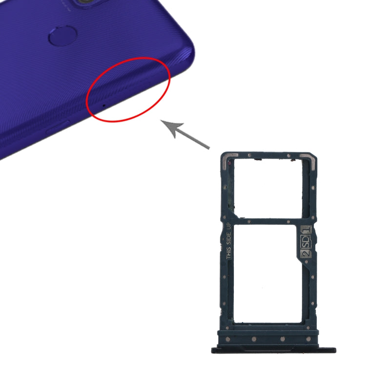 SIM Card Tray + SIM Card Tray / Micro SD Card Tray for Motorola Moto G9 Power XT2091-3 (Green) - Card Socket by PMc TechLife | Online Shopping South Africa | PMc TechLife | Buy Now Pay Later Mobicred