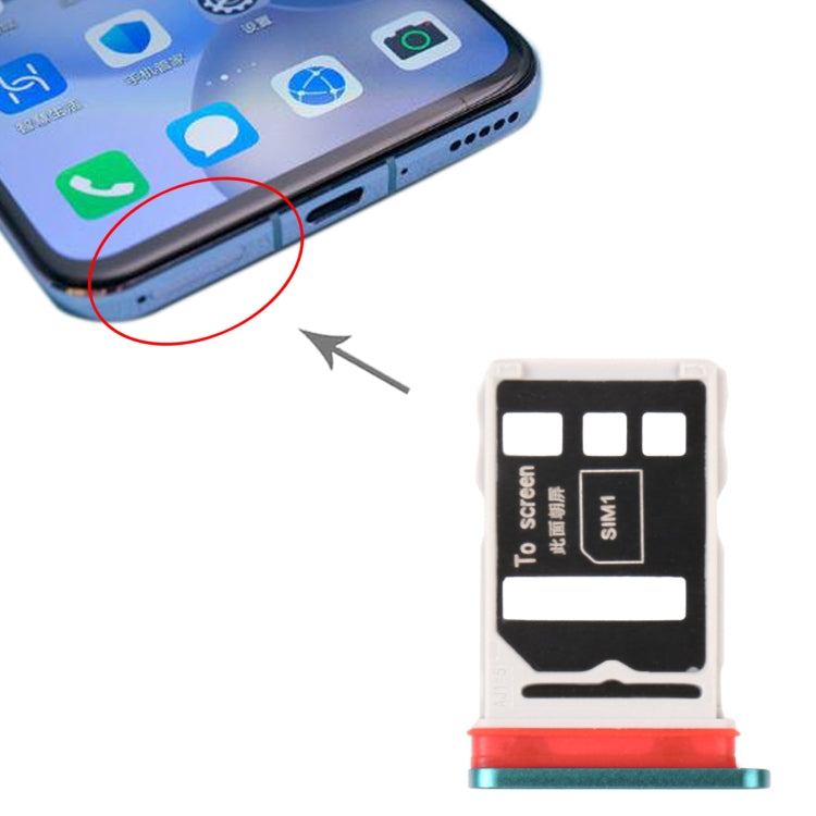 SIM Card Tray + SIM Card Tray for Honor 30 (Green) - Card Socket by PMc TechLife | Online Shopping South Africa | PMc TechLife | Buy Now Pay Later Mobicred