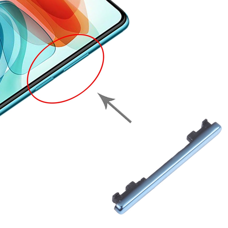 Volume Control Button for Xiaomi Redmi Note 10 Pro (India) / Redmi Note 10 Pro Max / Redmi Note 10 Pro M2101K6G M2101K6R M2101K6P M2101K6I(Blue) - Home key & Side Key by PMc TechLife | Online Shopping South Africa | PMc TechLife | Buy Now Pay Later Mobicred