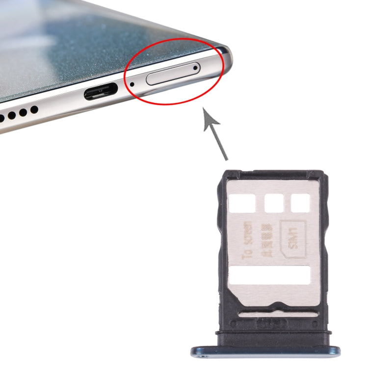 SIM Card Tray + SIM Card Tray for Honor 50 Pro (Green) - Card Socket by PMc TechLife | Online Shopping South Africa | PMc TechLife | Buy Now Pay Later Mobicred