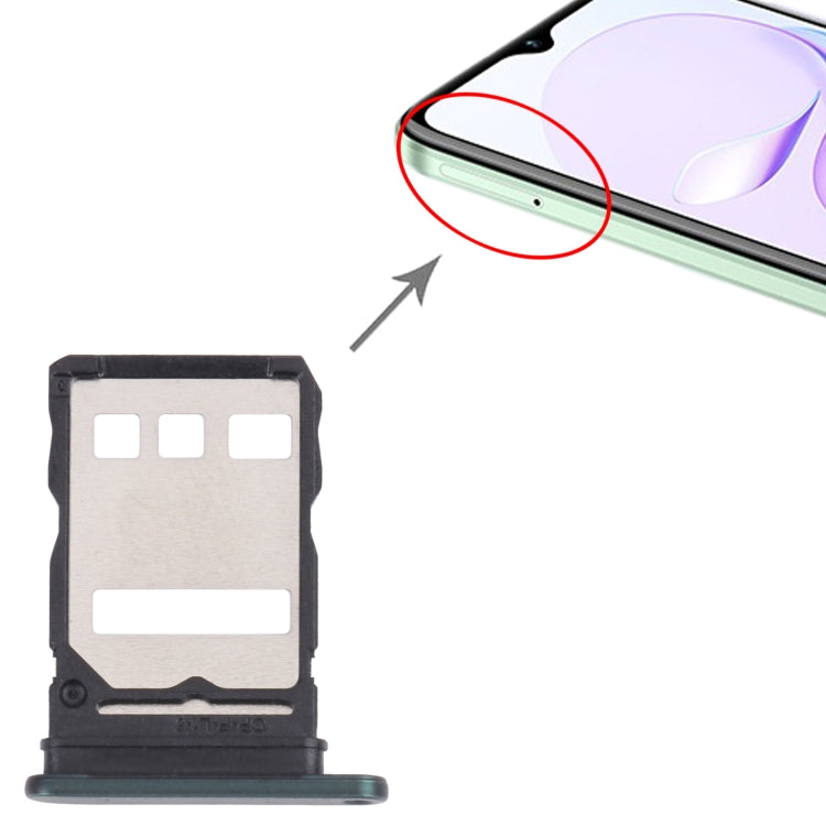 SIM Card Tray + SIM Card Tray for Huawei Nzone S7 5G (Green) - Card Socket by PMc TechLife | Online Shopping South Africa | PMc TechLife | Buy Now Pay Later Mobicred