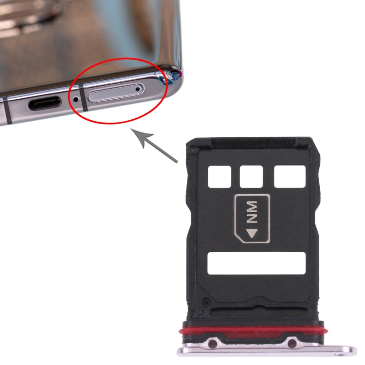 SIM Card Tray + NM Card Tray for Huawei P50 Pro+ (Purple) - Card Socket by PMc TechLife | Online Shopping South Africa | PMc TechLife | Buy Now Pay Later Mobicred