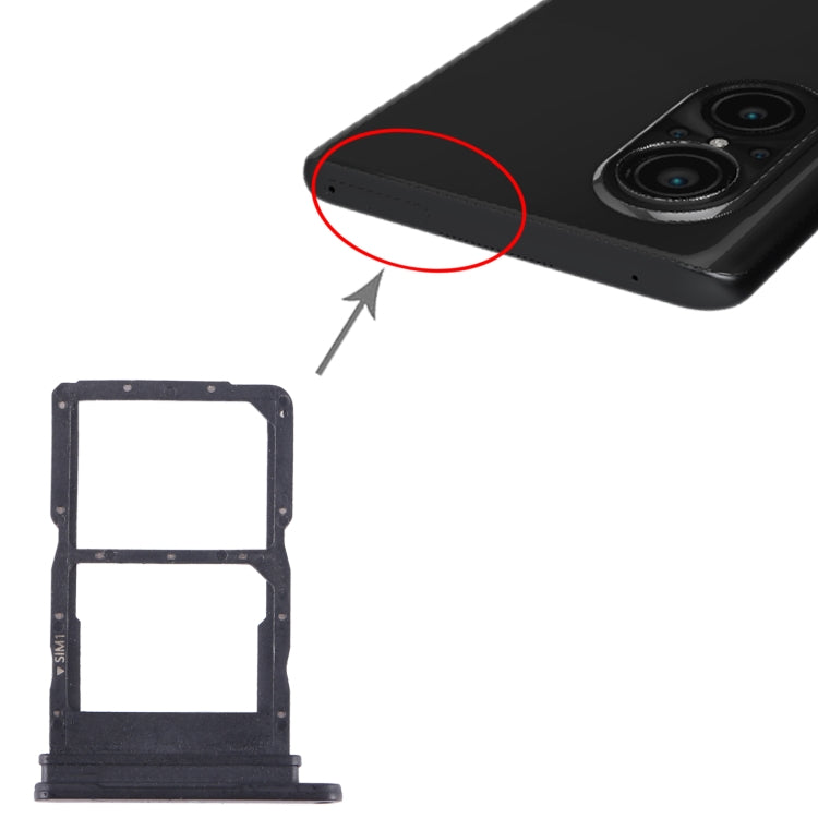 For Huawei Nova 9 SE 5G SIM + SIM Card Tray (Black) - Card Socket by PMc TechLife | Online Shopping South Africa | PMc TechLife | Buy Now Pay Later Mobicred
