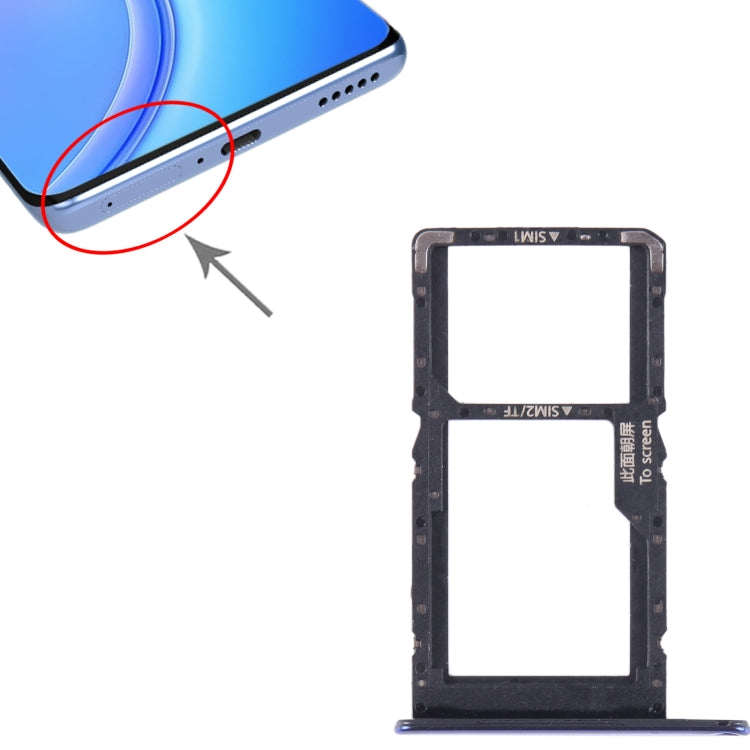 For Huawei Maimang 11 SIM + SIM / Micro SD Card Tray (Blue) - Card Socket by PMc TechLife | Online Shopping South Africa | PMc TechLife | Buy Now Pay Later Mobicred