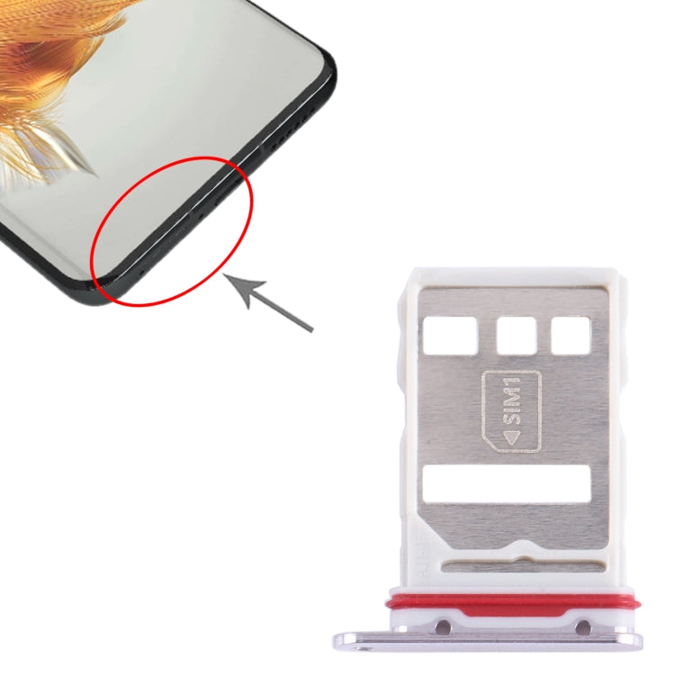 For Huawei Mate 50 Pro SIM Card Tray (Purple) - Card Socket by PMc TechLife | Online Shopping South Africa | PMc TechLife | Buy Now Pay Later Mobicred