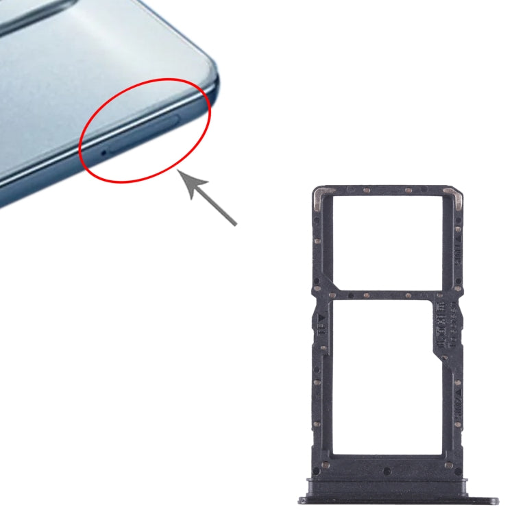 For Honor Play 30 SIM + SIM / Micro SD Card Tray (Black) - free shipping - PMc TechLife - Order now!