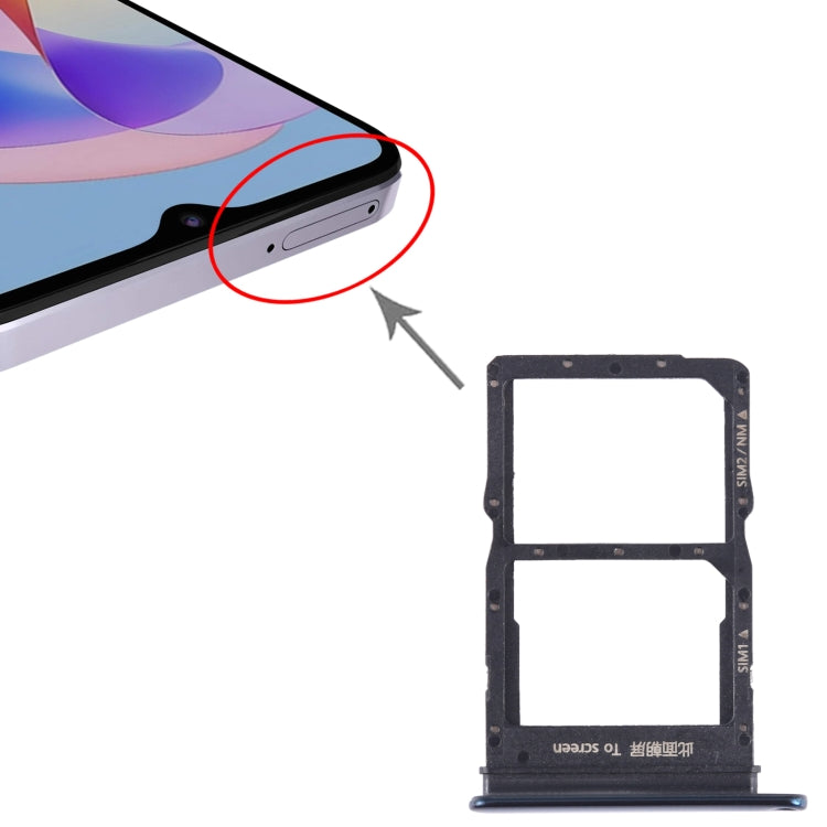 For Honor X10 Pro SIM + SIM / NM Card Tray (Blue) - Card Socket by PMc TechLife | Online Shopping South Africa | PMc TechLife | Buy Now Pay Later Mobicred