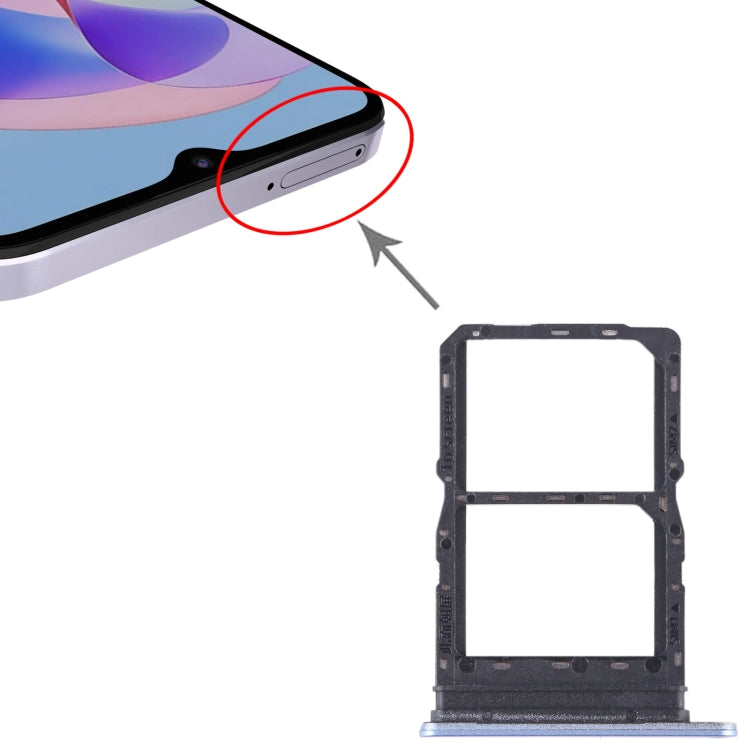 For Honor Play 40 SIM + SIM Card Tray (Blue) - Card Socket by PMc TechLife | Online Shopping South Africa | PMc TechLife | Buy Now Pay Later Mobicred