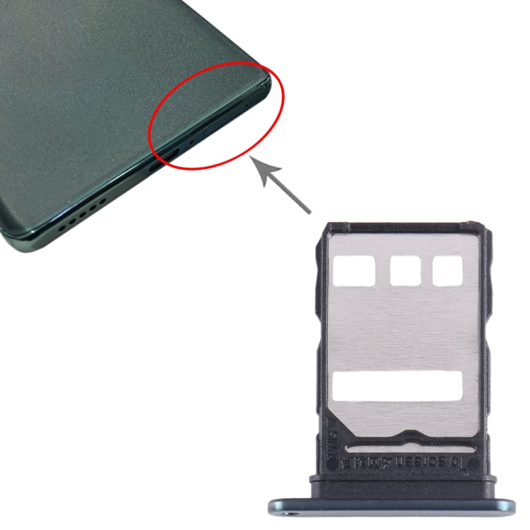 For Honor X40 SIM Card Tray (Green) - Card Socket by PMc TechLife | Online Shopping South Africa | PMc TechLife | Buy Now Pay Later Mobicred
