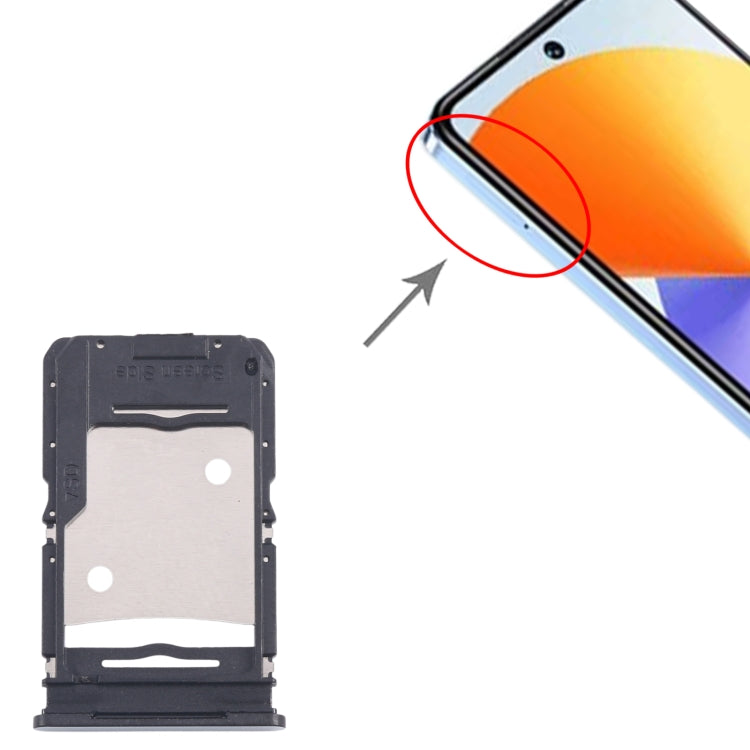 For Infinix Note 30 X6833B 5pcs SIM Card Tray + SIM Card Tray + Micro SD Card Tray (Blue) - Card Tray by PMc TechLife | Online Shopping South Africa | PMc TechLife | Buy Now Pay Later Mobicred