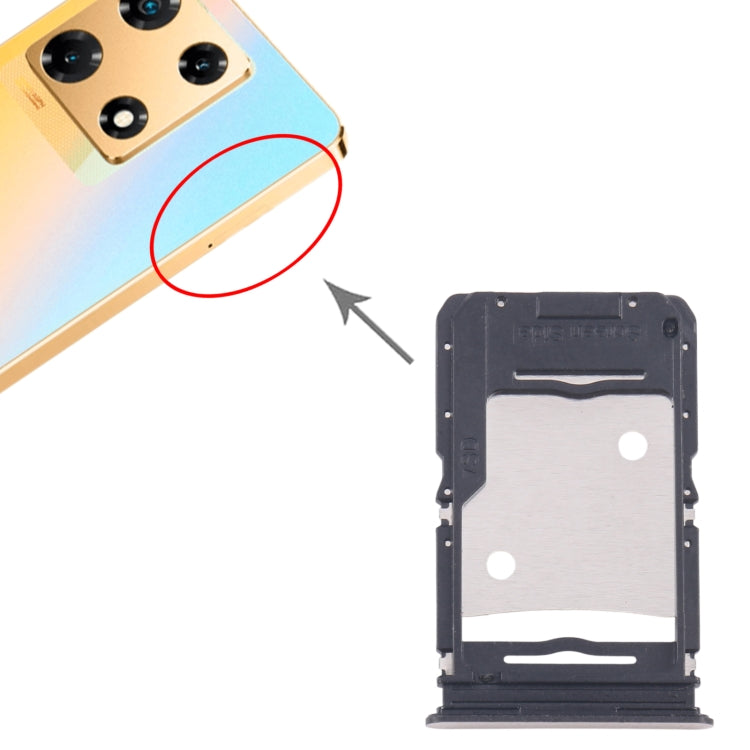 For Infinix Note 30 Pro X678B 5pcs SIM Card Tray + SIM Card Tray + Micro SD Card Tray (Gold) - Card Tray by PMc TechLife | Online Shopping South Africa | PMc TechLife | Buy Now Pay Later Mobicred