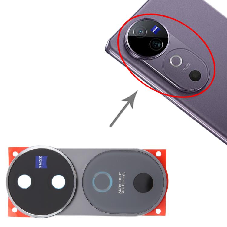 For vivo V40 Original Rear Camera Lens Cover (Grey) - Camera Parts by PMc TechLife | Online Shopping South Africa | PMc TechLife | Buy Now Pay Later Mobicred