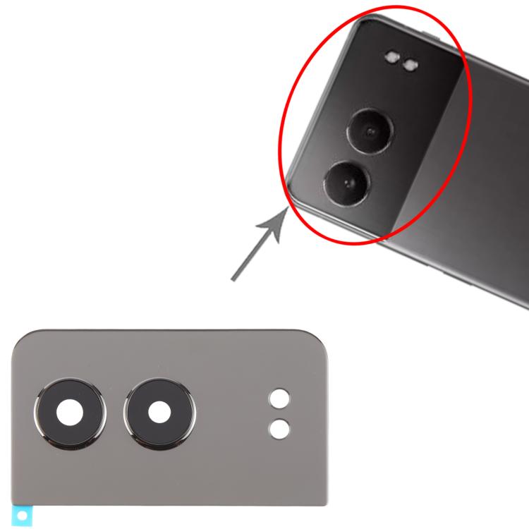 For OnePlus Nord 4 CPH2663 CPH2661 Original Rear Camera Lens Cover (Black) - free shipping - PMc TechLife - Order now!