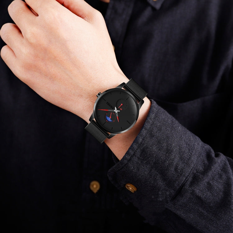 Skmei 9208 Men Quartz Watch Casual Simple Business Sports Watch for Men(Red) - free shipping - PMC TechLife - Order now!
