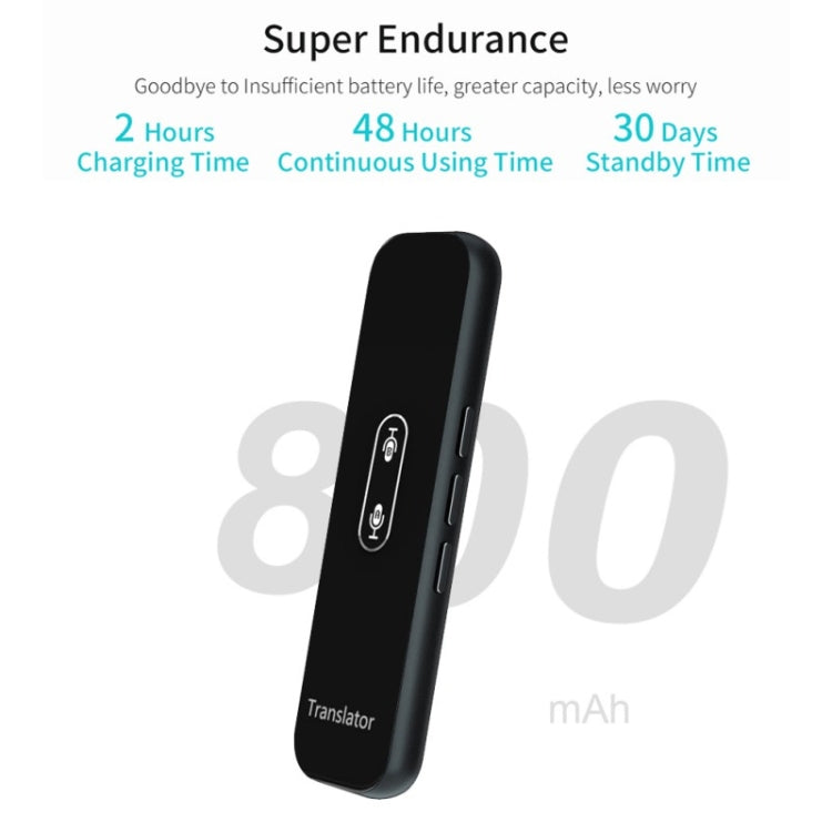 G6X Smart Real Time Voice Translator 40 Languages for Android IOS and Smartphone(Gray) - by PMC Jewellery | Online Shopping South Africa | PMC Jewellery | Buy Now Pay Later Mobicred