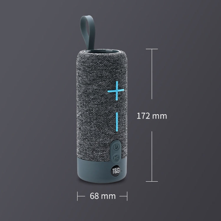 T&G TG619 Portable Bluetooth Wireless Speaker Waterproof Outdoor Bass Subwoofer Support AUX TF USB(Blue) - free shipping - PMC Jewellery - Order now!