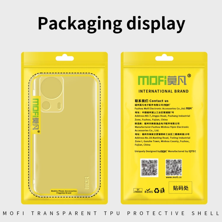 For OPPO A17 / A17K MOFI Ming Series Ultra-thin TPU Phone Case(Transparent) - OPPO Cases by MOFI | Online Shopping South Africa | PMC TechLife