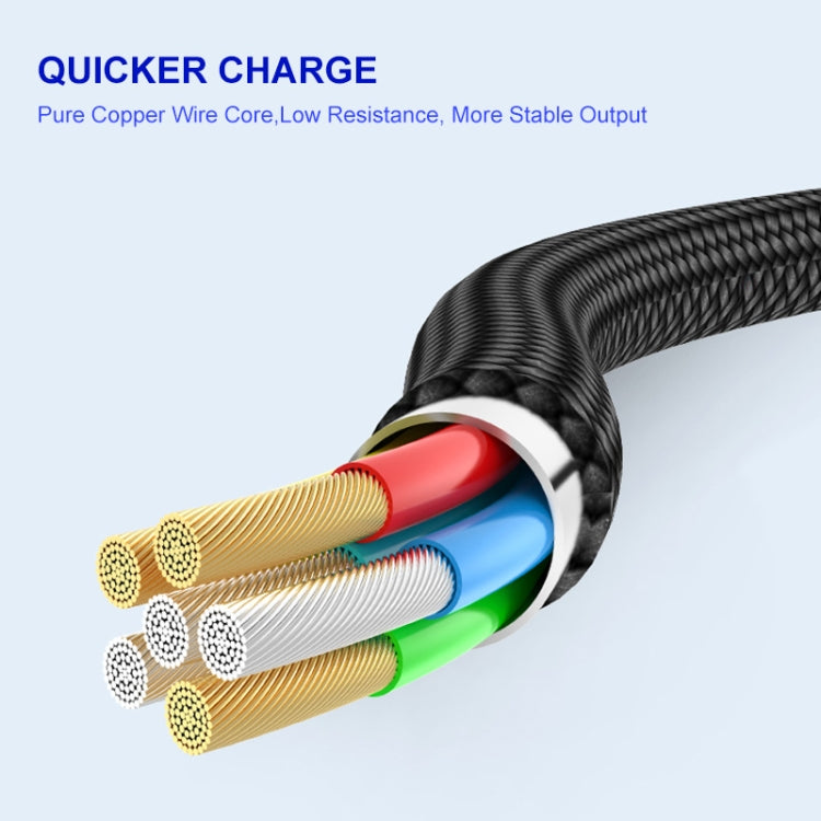 ENKAY Hat-Prince PD 20W Type-C to 8 Pin Dual Elbow Fast Charging Data Cable, Length:1m(Black) - free shipping - PMC Jewellery - Order now!