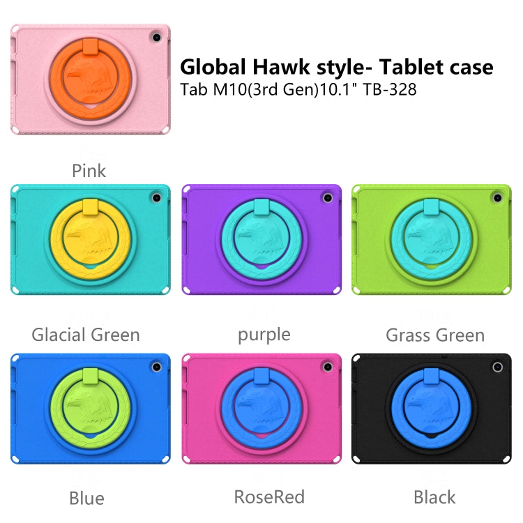 For Lenovo Tab M10 3rd Gen 10.1 TB-328 EVA Hard PC Shockproof Tablet Case(Grass Green) - free shipping - PMC TechLife - Order now!