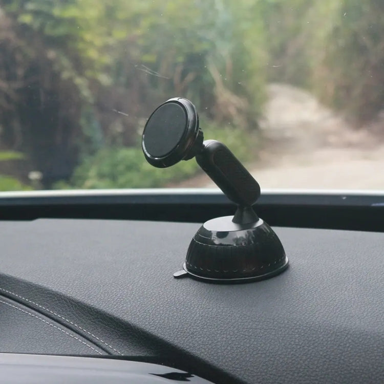 208-C Black 360 Degree Rotation Dashboard Windshield Magnetic Mobile Phone Car Holder - Car Holders by PMC TechLife | Online Shopping South Africa | PMC TechLife | Buy Now Pay Later Mobicred