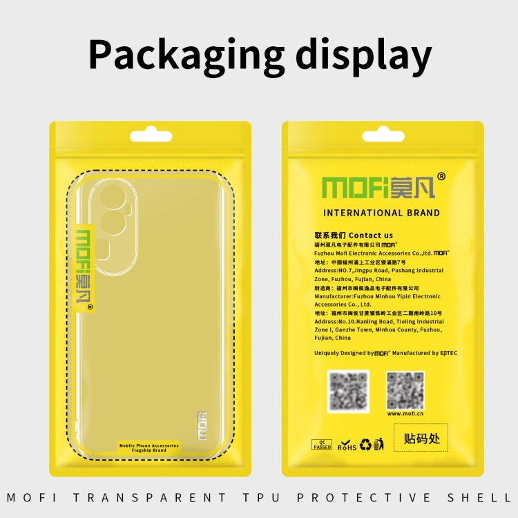 For OPPO A58 4G MOFI Ming Series Transparent Ultra-thin TPU Phone Case(Transparent) - OPPO Cases by MOFI | Online Shopping South Africa | PMC TechLife