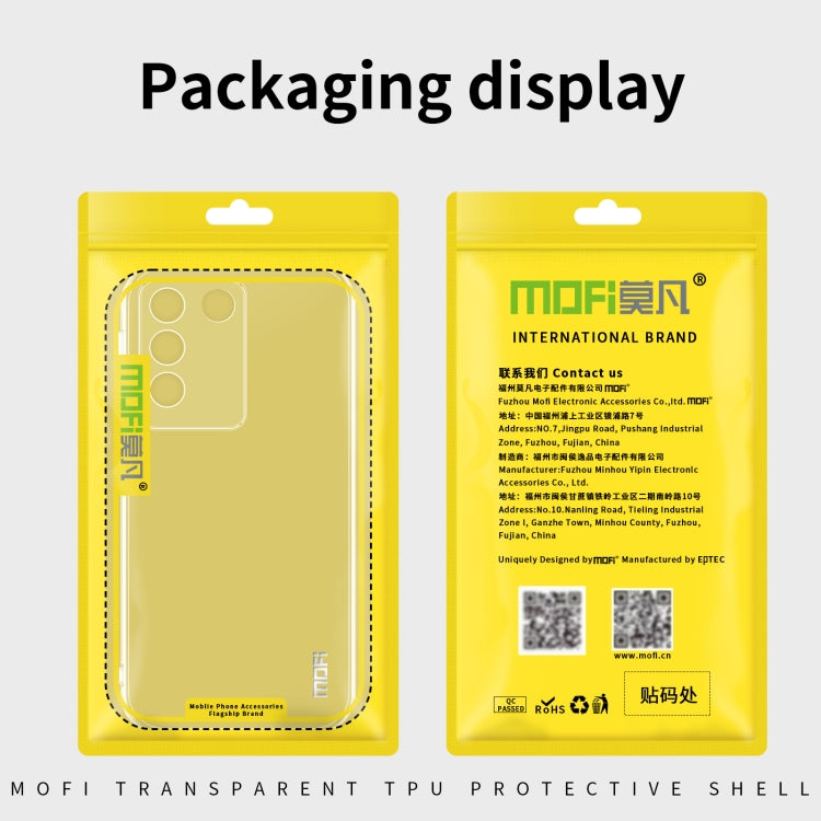 For vivo X100s MOFI Ming Series Ultra-thin TPU Phone Case(Transparent) - vivo Cases by MOFI | Online Shopping South Africa | PMC TechLife | Buy Now Pay Later Mobicred