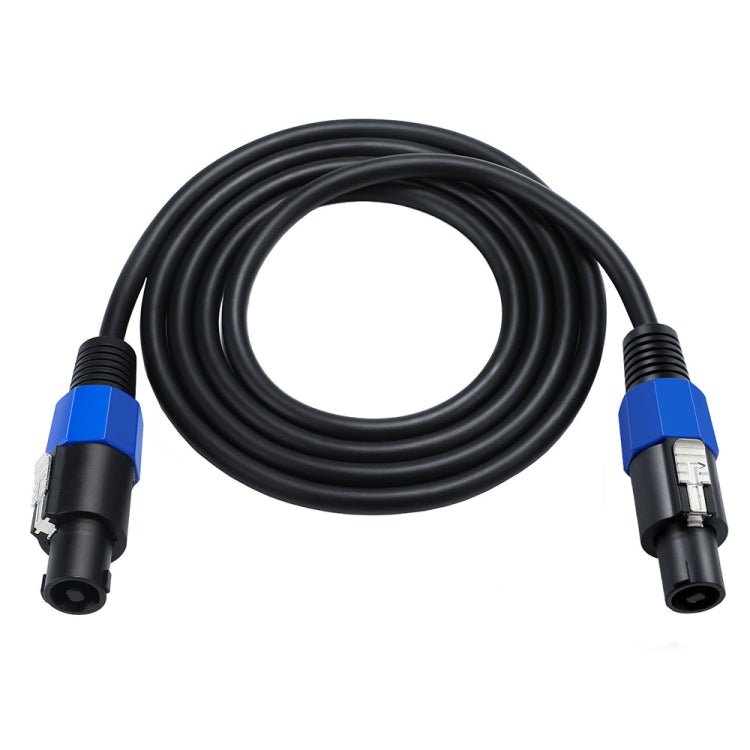 JUNSUNMAY Speakon Male to Speakon Male Audio Speaker Adapter Cable with Snap Lock, Length:50FT - free shipping - PMC Jewellery - Order now!